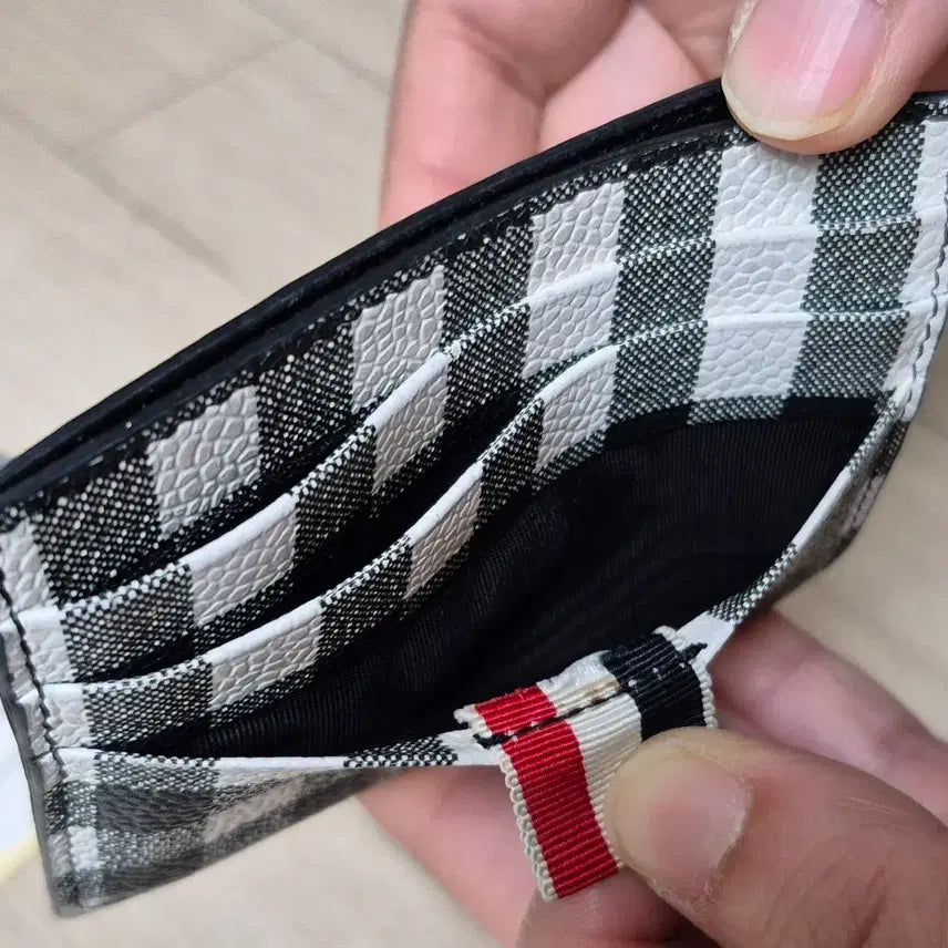 [BUNJANG] Thom Browne Check Card Wallet / 톰브라운 카드지갑