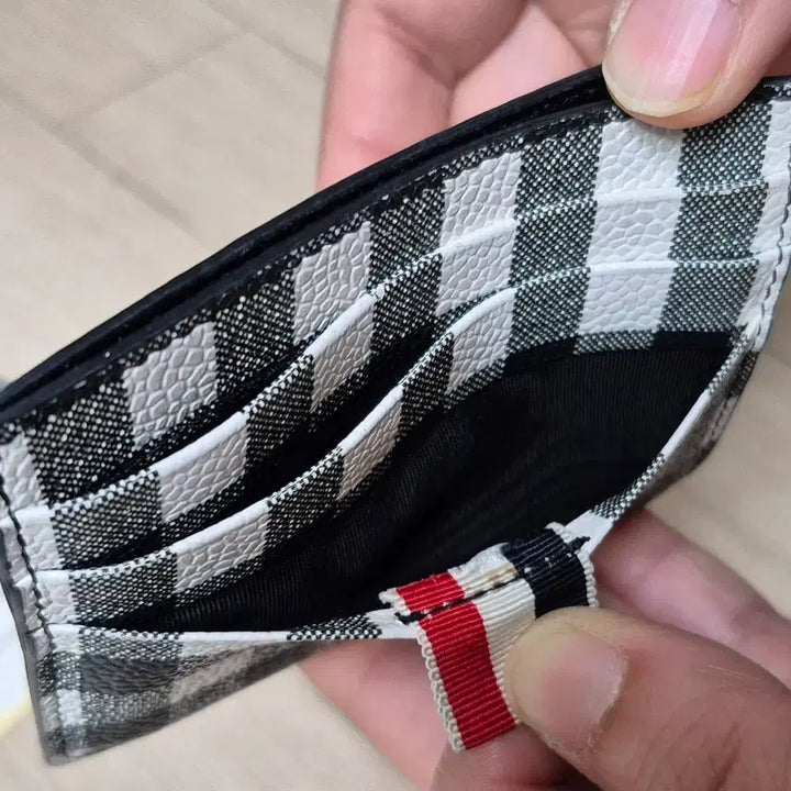 [BUNJANG] Thom Browne Check Card Wallet / 톰브라운 카드지갑