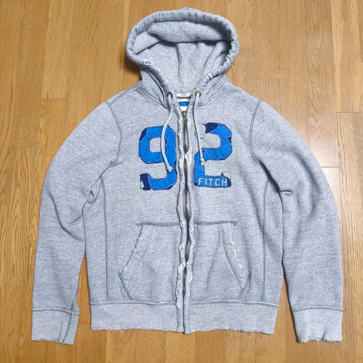 [BUNJANG] Abercrombie Distressed Hoodie Zip-up / [XL] 아베크롬비(Abercrombie) 디스트로이드 후드집업