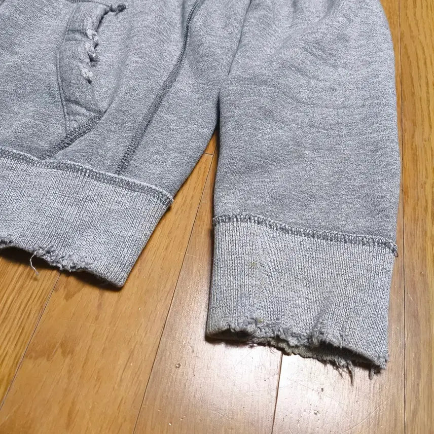 [BUNJANG] Abercrombie Distressed Hoodie Zip-up / [XL] 아베크롬비(Abercrombie) 디스트로이드 후드집업