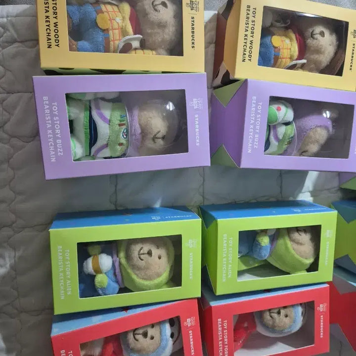 [BUNJANG] Starbucks Toy Story Bearista Keyring Set - Woody &amp; Buzz (2 Items) - Sealed / 스타벅스 토이스토리 베어리스타 키링 세트 우디 버즈 2종 미개봉