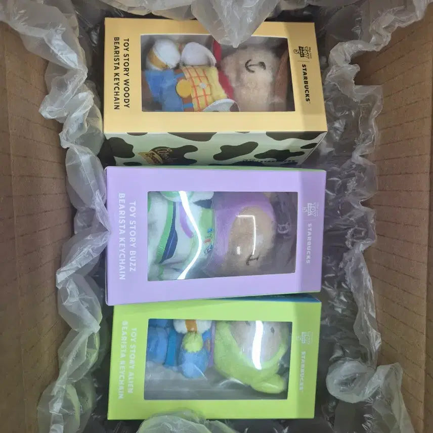 [BUNJANG] Starbucks Toy Story Bearista Keyring Set - Woody &amp; Buzz (2 Items) - Sealed / 스타벅스 토이스토리 베어리스타 키링 세트 우디 버즈 2종 미개봉