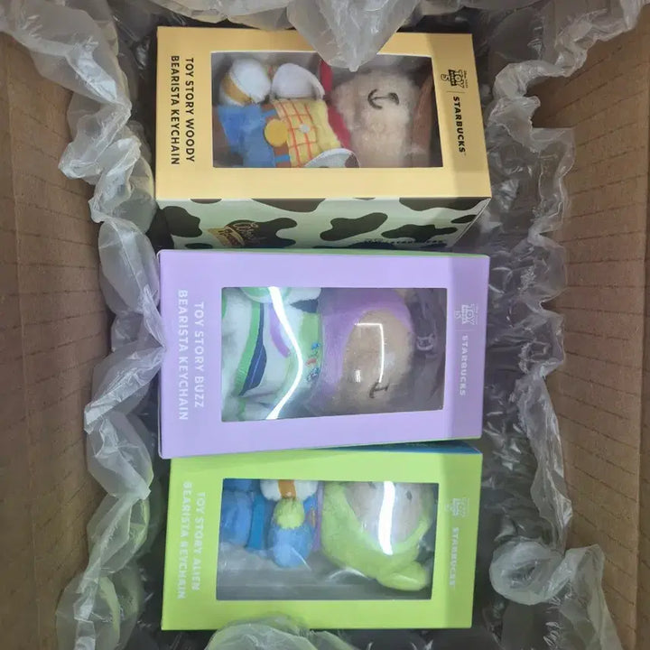 [BUNJANG] Starbucks Toy Story Bearista Keyring Set - Woody &amp; Buzz (2 Items) - Sealed / 스타벅스 토이스토리 베어리스타 키링 세트 우디 버즈 2종 미개봉