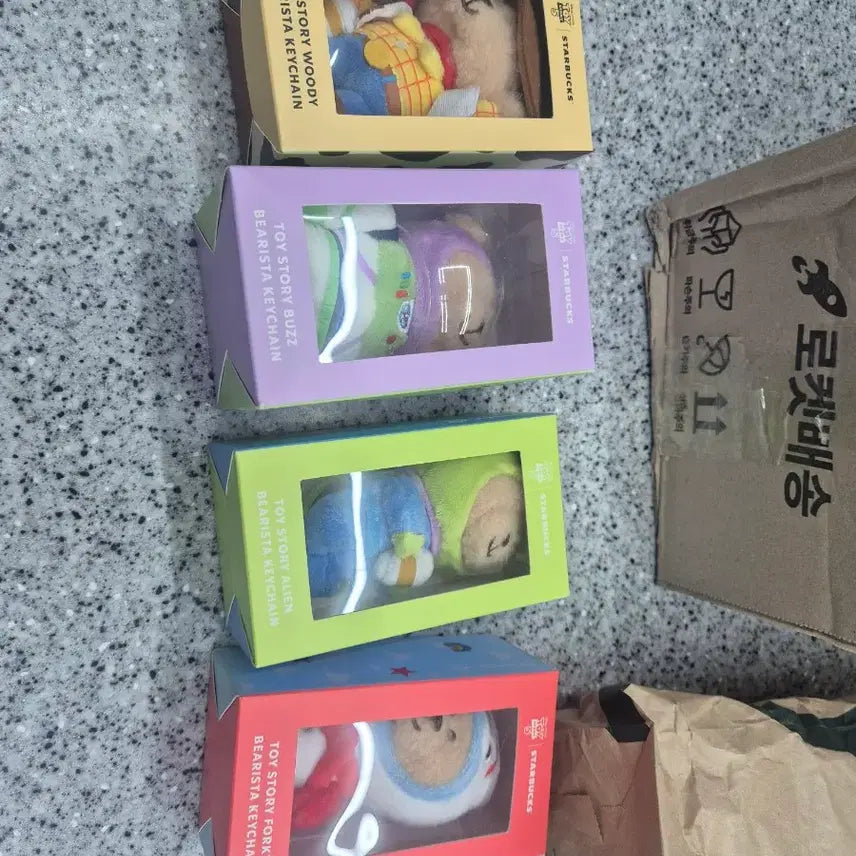 [BUNJANG] Starbucks Toy Story Bearista Keyring Set - Woody &amp; Buzz (2 Items) - Sealed / 스타벅스 토이스토리 베어리스타 키링 세트 우디 버즈 2종 미개봉