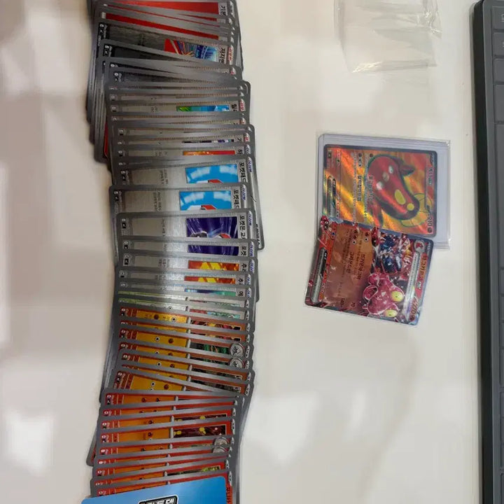 [BUNJANG] Medarot EX SR (mC) 100 Deck - Unsealed All Holographic Card / 메더 ex sr (mC) 100덱 45번 단순개봉 (올 홀로덱)