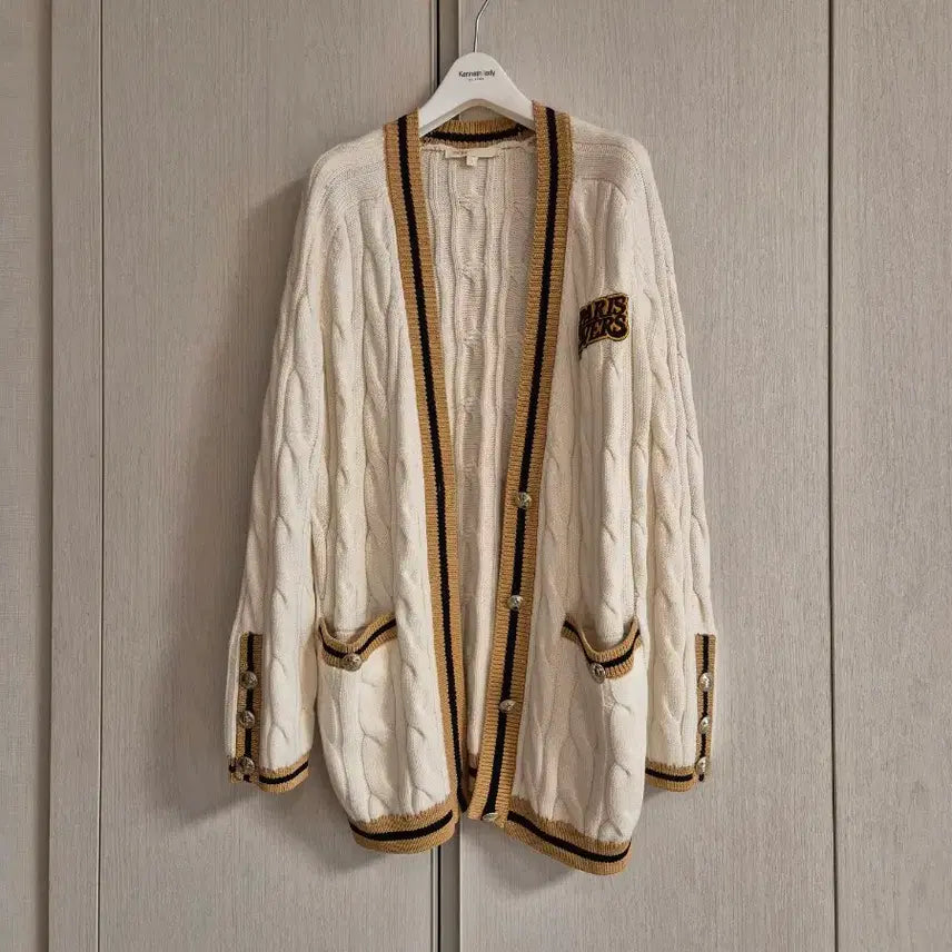 [BUNJANG] System Cable Knit Cardigan / 시스템 케이블 가디건