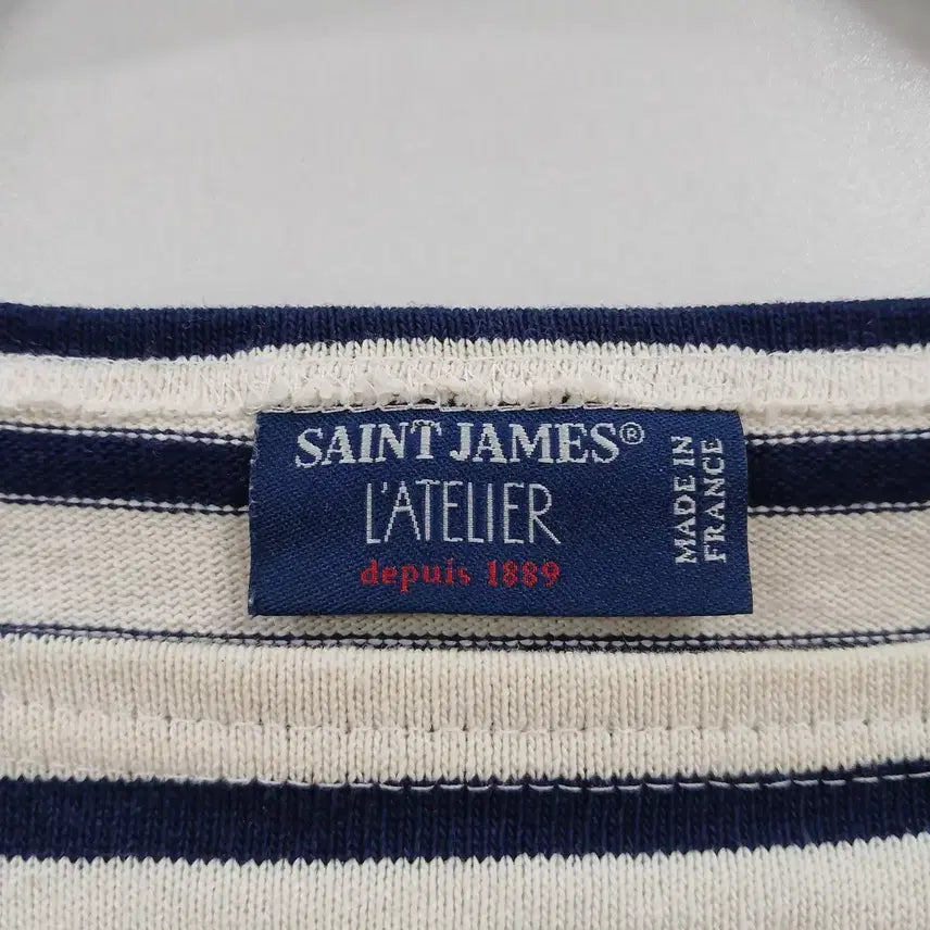 [BUNJANG] Saint James Striped Long Sleeve T-Shirt / 세인트제임스 스트라이프 긴팔 티셔츠