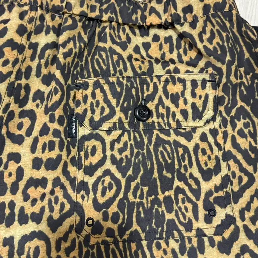 [BUNJANG] Saintpain Leopard Print Shorts / 세인트페인 레오파드 호피 숏팬츠 free(32~33)상태s