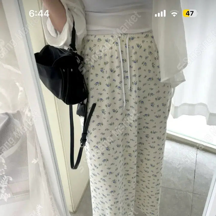 [SOLD OUT] 플라워 패턴 꽃무늬 롱스커트