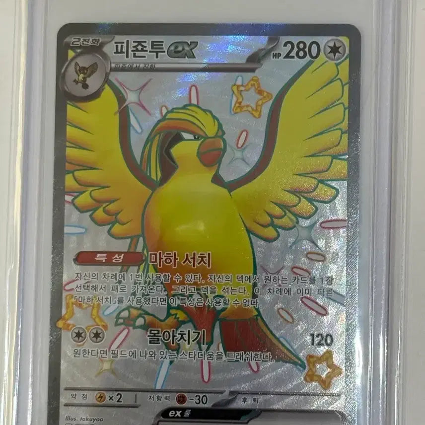 [SOLD OUT] 포켓몬 이로치 피죤투 ex 카드 335/190 SSR