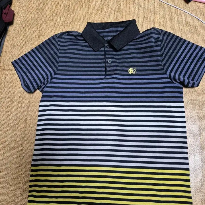 [SOLD OUT] 코오롱 스트라이프 반팔 카라티95