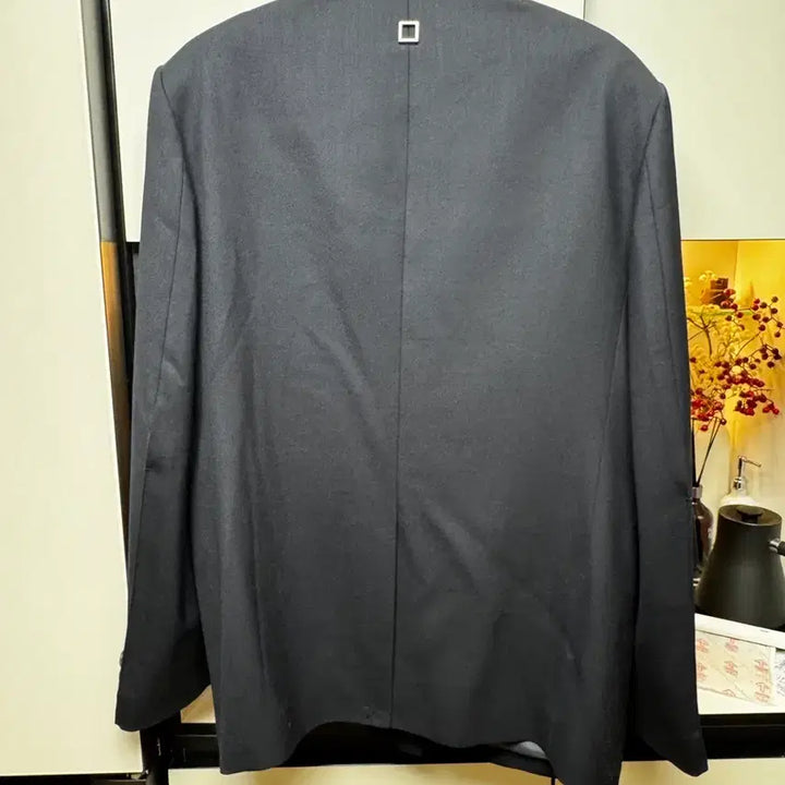 [BUNJANG] Wooyoungmi Navy Wool Blazer / 우영미 네이비 울 블레이져