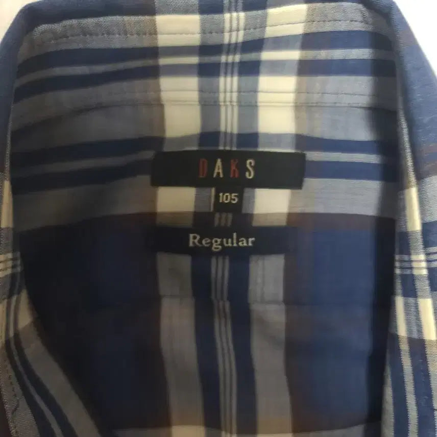 [BUNJANG] Daks Check Shirt 105 / 닥스 체크 셔츠 105