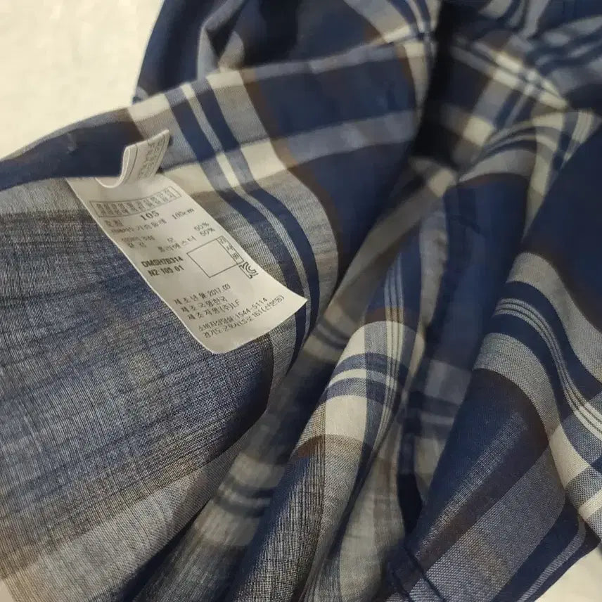 [BUNJANG] Daks Check Shirt 105 / 닥스 체크 셔츠 105
