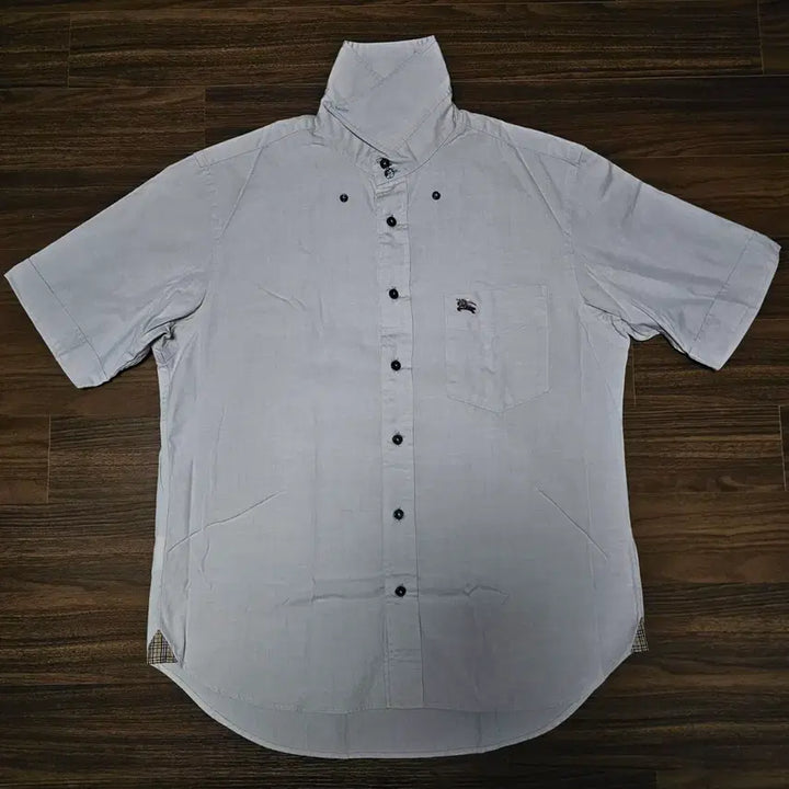 [BUNJANG] Burberry Black Label Short Sleeve Shirt / Burberry, 버버리 블랙 라벨 반팔 셔츠 (2, 가단 55cm)