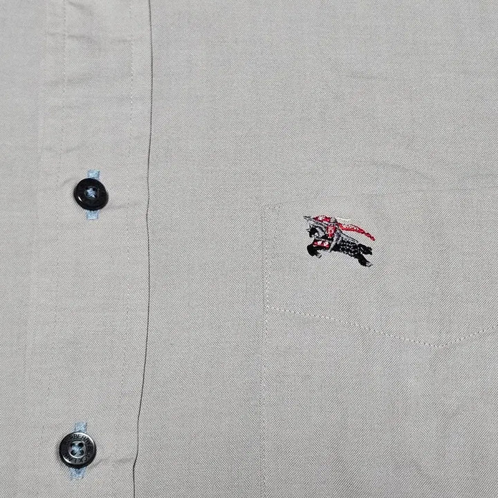 [BUNJANG] Burberry Black Label Short Sleeve Shirt / Burberry, 버버리 블랙 라벨 반팔 셔츠 (2, 가단 55cm)