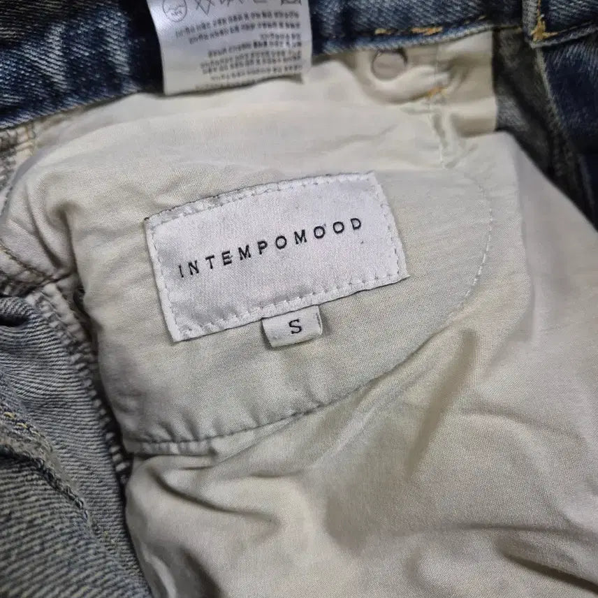 [BUNJANG] Intempo Mood Balloon Fit Denim Faded Blue Jeans / 인템포무드 벌룬핏 데님 페이디드블루