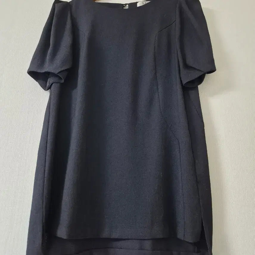 [BUNJANG] Hansum SJ Black Short Sleeve Blouse / [한섬SJ SJ]블랙 반팔 블라우스