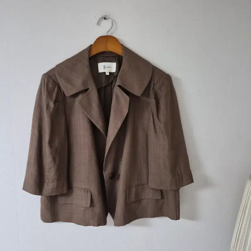[BUNJANG] G Studio Brown Half Jacket / [g studio] 브라운 하프 자켓 M