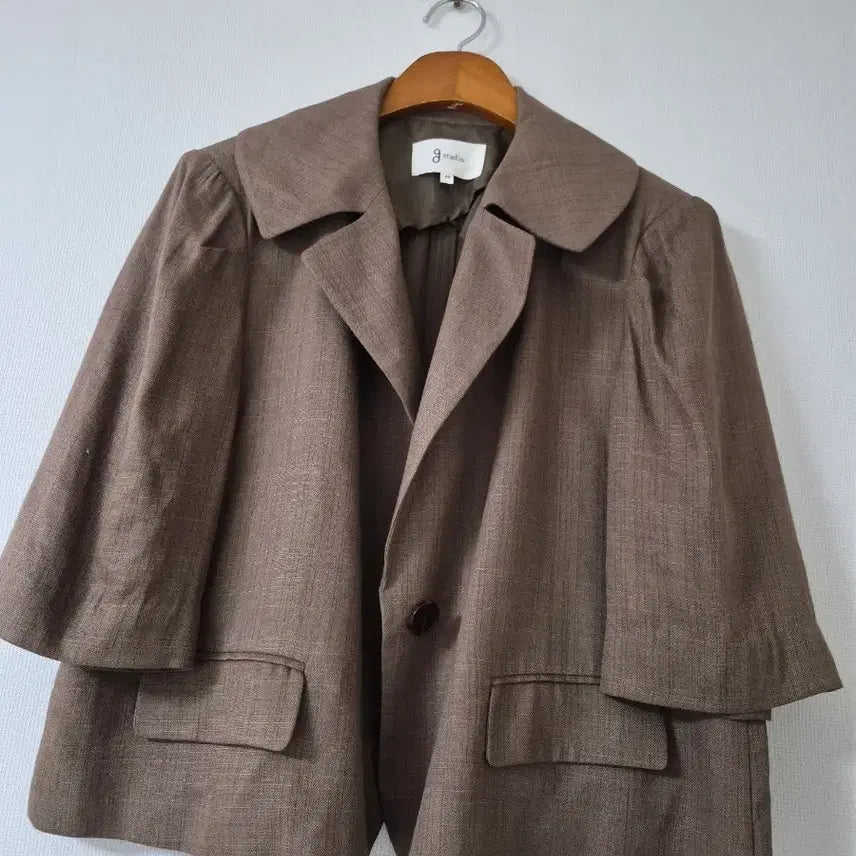 [BUNJANG] G Studio Brown Half Jacket / [g studio] 브라운 하프 자켓 M