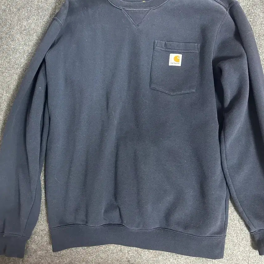 [BUNJANG] Carhartt Navy Sweatshirt / 칼하트 네이비 맨투맨