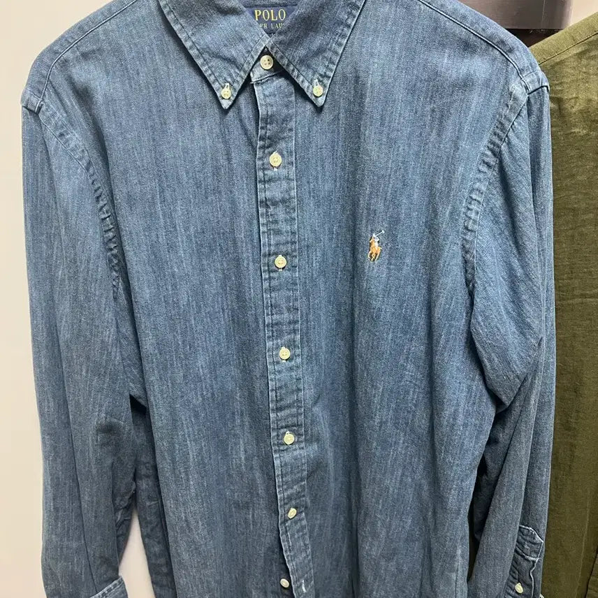 [SOLD OUT] 폴로 데님셔츠