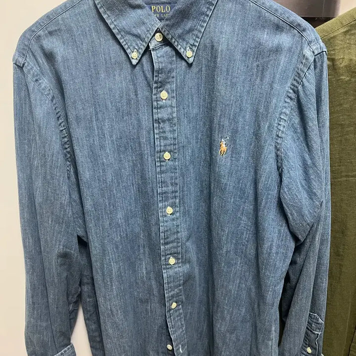 [SOLD OUT] 폴로 데님셔츠