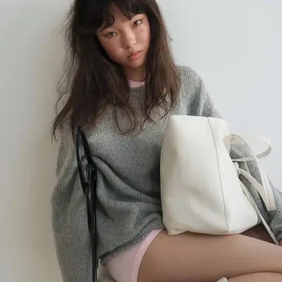[SOLD OUT] 스무드무드 마틸다 니트 그레이 Mathilda Knit Gray