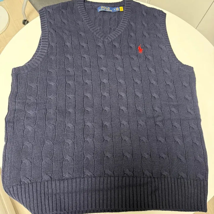 [BUNJANG] Polo Ralph Lauren Knit Vest Navy M Size / 폴로 랄프로렌 니트 베스트 네이비 M사이즈 판매