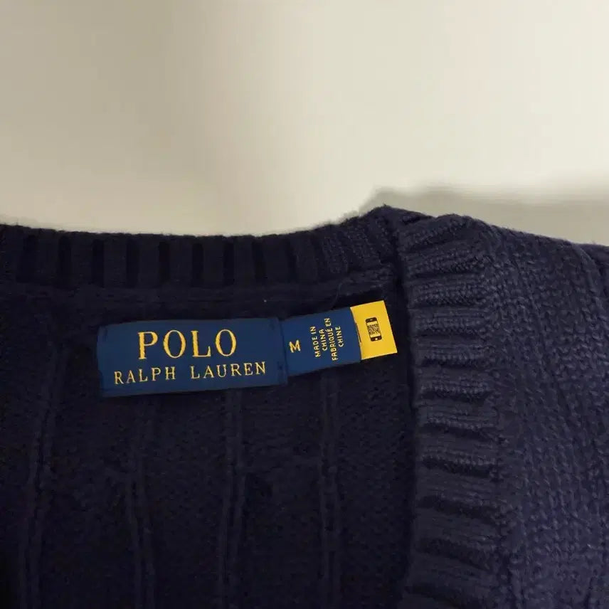 [BUNJANG] Polo Ralph Lauren Knit Vest Navy M Size / 폴로 랄프로렌 니트 베스트 네이비 M사이즈 판매