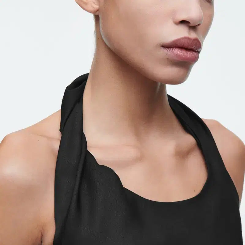 [BUNJANG] COS Black Halter Neck Sleeveless Top / (세제품) COS 블랙 홀터넥 민소매 탑