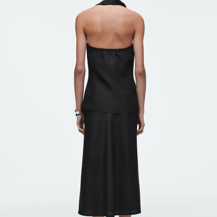 [BUNJANG] COS Black Halter Neck Sleeveless Top / (세제품) COS 블랙 홀터넥 민소매 탑