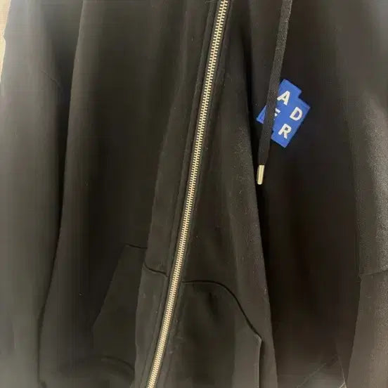 [BUNJANG] ADER Error Signature Tag Hooded Zip-up 02 Black XL / 아더에러 시그니처 태그 후드 집업 02 블랙 XL