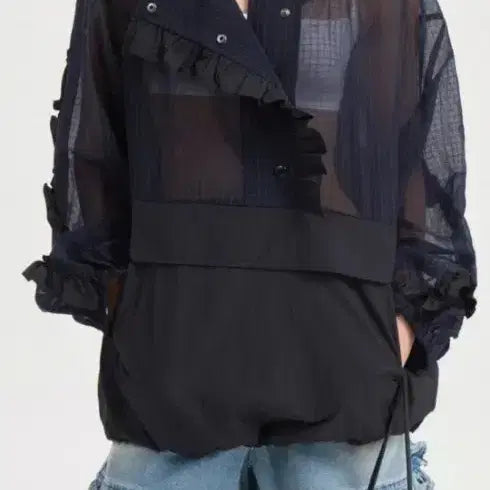 [SOLD OUT] 럭키슈에뜨 시스루 후드 점퍼36