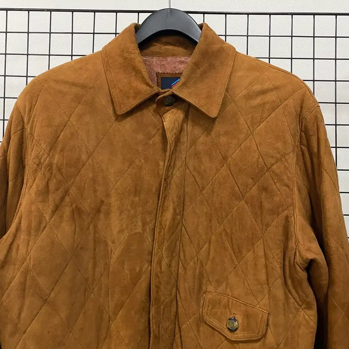 [BUNJANG] Vintage 90s XL Leather Quilted Jacket / <XL> 90s 빈티지 양가죽 퀼팅 자켓