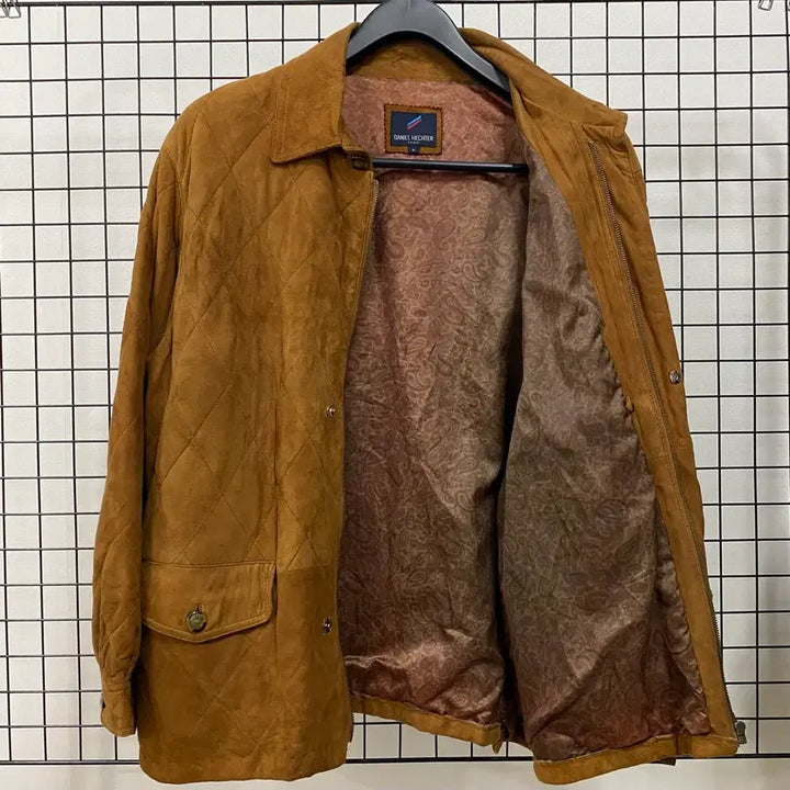 [BUNJANG] Vintage 90s XL Leather Quilted Jacket / <XL> 90s 빈티지 양가죽 퀼팅 자켓