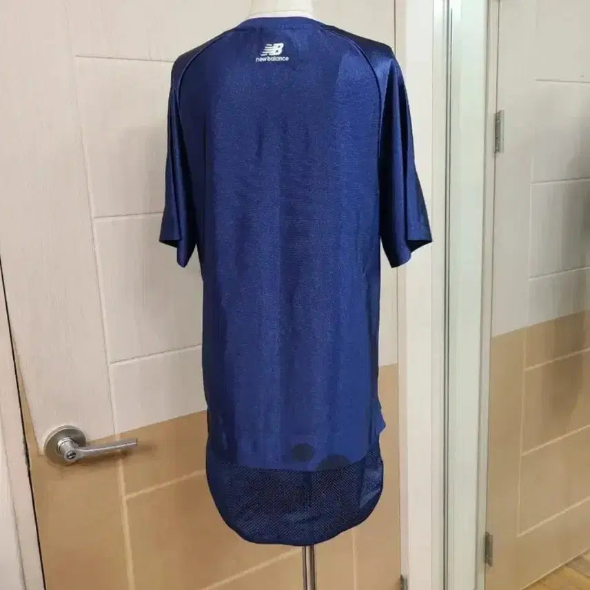 [BUNJANG] Run and Hit Oversized Navy Baseball Shirt Dress / RUN AND HIT 오버핏 네이비 야구 셔츠 원피스 S