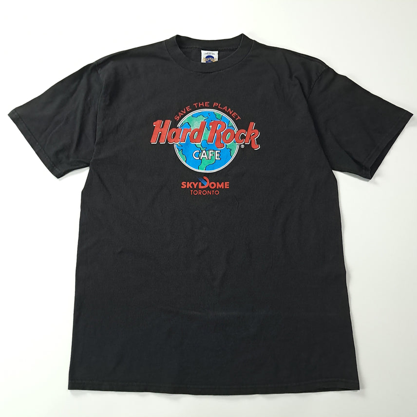 [BUNJANG] CK401 XL 하드락카페 90s 캐나다판 스카이돔 블랙 반팔 티셔츠 / CK401 XL 하드락카페 90s 캐나다판 스카이돔 블랙 반팔 티셔츠