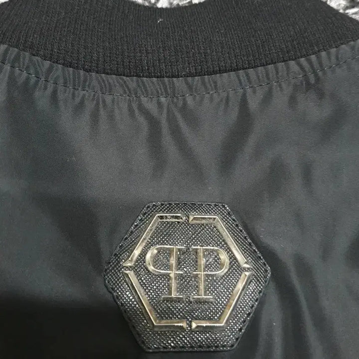 [BUNJANG] Philipp Plein Skull Printed Bomber Jacket / 필립플레인 블랙 스컬 프린팅 봄버 자켓