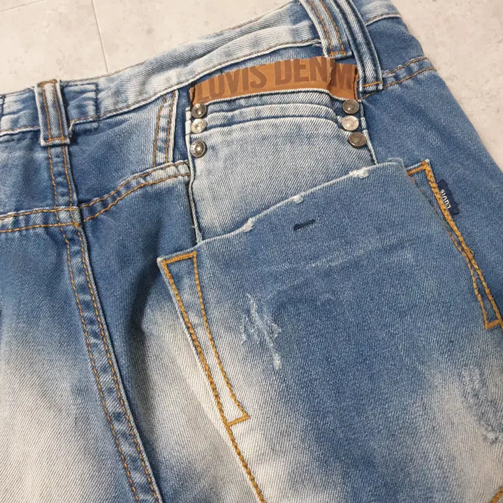 [BUNJANG] LUVIS 30 Ripped Jeans / 공용 바지 LUVIS 30 청바지 찢 스타일리쉬  남성 여성 청바지