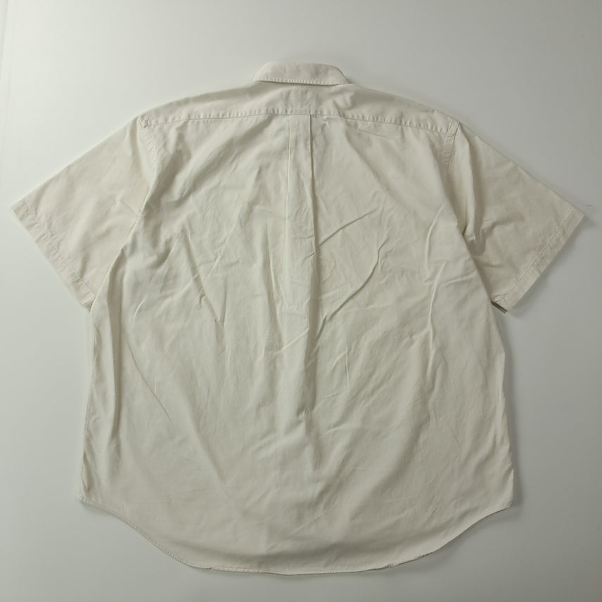 [SOLD OUT] CK406 2XL 폴로 90s 블레이크 네츄럴 화이트 반팔 셔츠 남방
