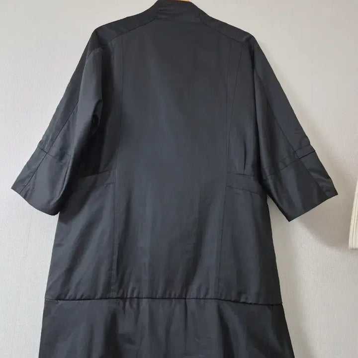 [BUNJANG] TIME Black Double Button Half Coat / [한섬TIME] 블랙 더블 버튼 하프 코트