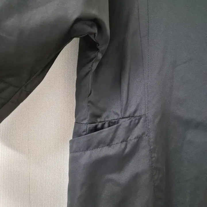 [BUNJANG] TIME Black Double Button Half Coat / [한섬TIME] 블랙 더블 버튼 하프 코트
