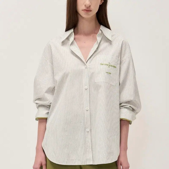 [BUNJANG] Time Lace-Up Oversized Shirt / 타임 백레이스업 오버사이즈셔츠