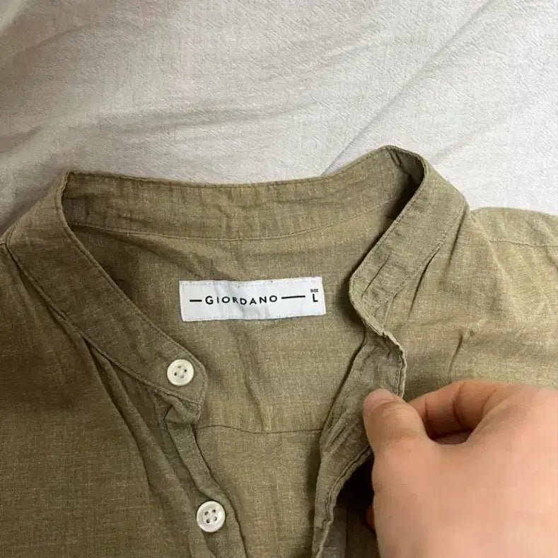 [BUNJANG] Giordano Linen Shirt Bundle Set / 지오다노 린넨 셔츠 두벌 일괄