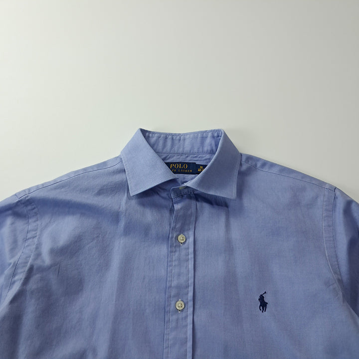 [SOLD OUT] CK408 L 폴로 트윌 스프레드칼라 클래식블루 셔츠 남방