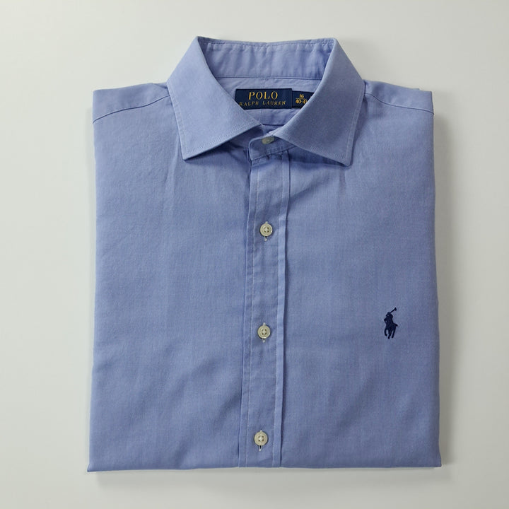 [SOLD OUT] CK408 L 폴로 트윌 스프레드칼라 클래식블루 셔츠 남방