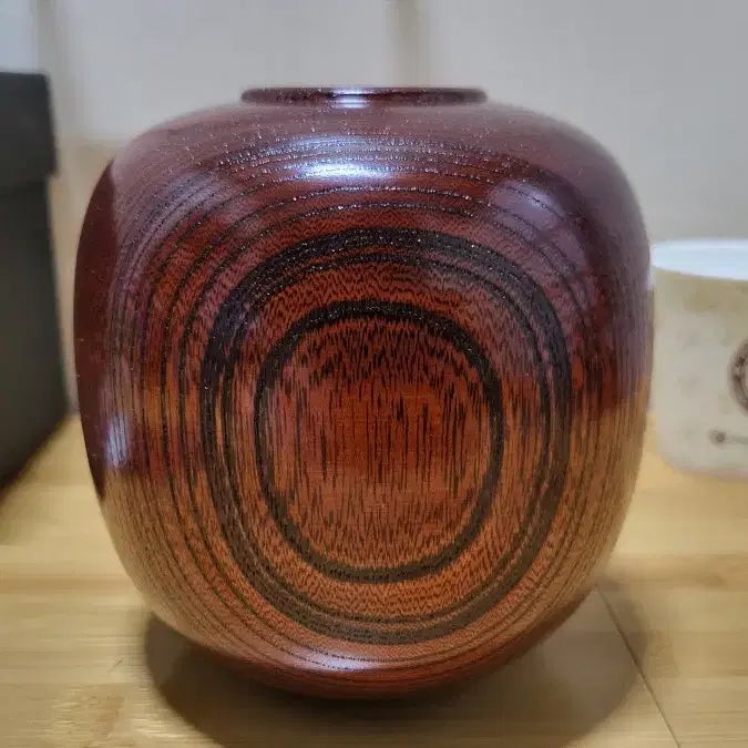 [BUNJANG] Miyatsune Wooden Art Sculpture Vase / 일본 현대미술 목공예장인 MIYATSUNE 예술작품, 인테리어 장식품