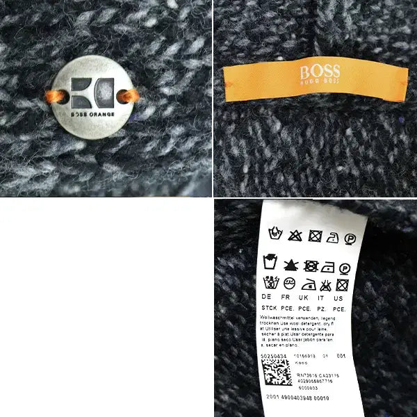 [BUNJANG] Hugo Boss Long Wool Hooded Scarf / 휴고보스 후드 롱 울머플러