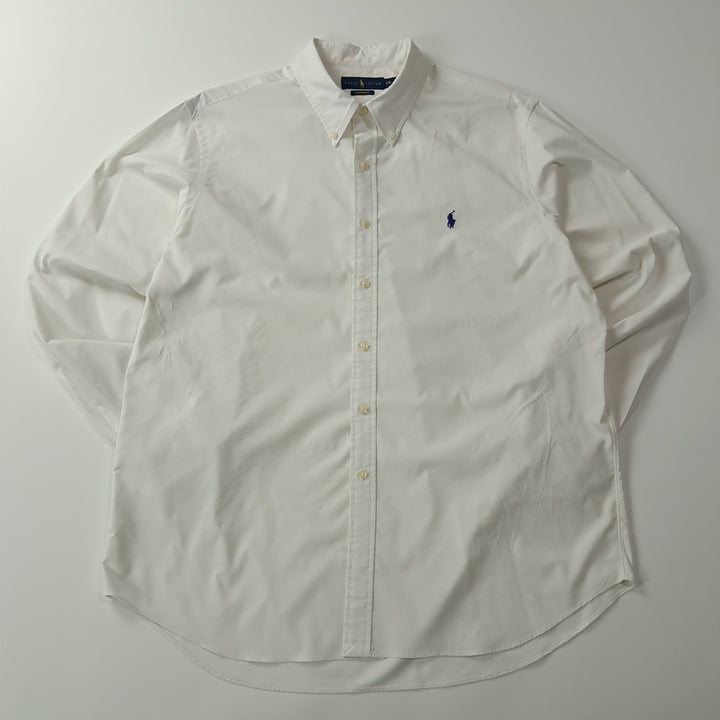[SOLD OUT] CK409 XL 폴로 퍼포먼스 블루포니 화이트 셔츠 남방